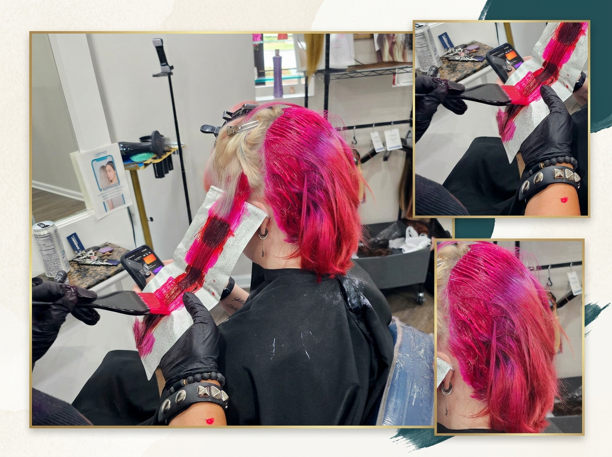 Color service result
